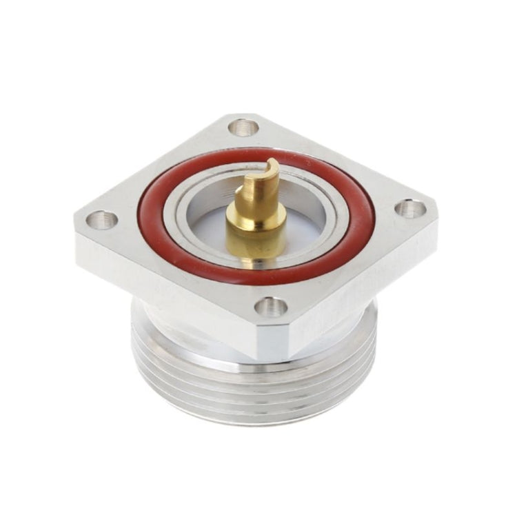 L29 7/16 Din Female Jack Center Connector with 4 Holes Flange Deck Solder Cup RF Coaxial Adapter L29 7/16 Din Female Jack Center Connector with 4 Holes Flange Deck Solder Cup RF Coaxial Adapter